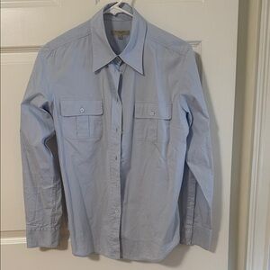 Burberry Light Blue Button Down Shirt